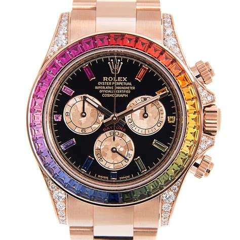 rolex cosmograph daytona rainbow 116595|rolex rainbow daytona retail price.